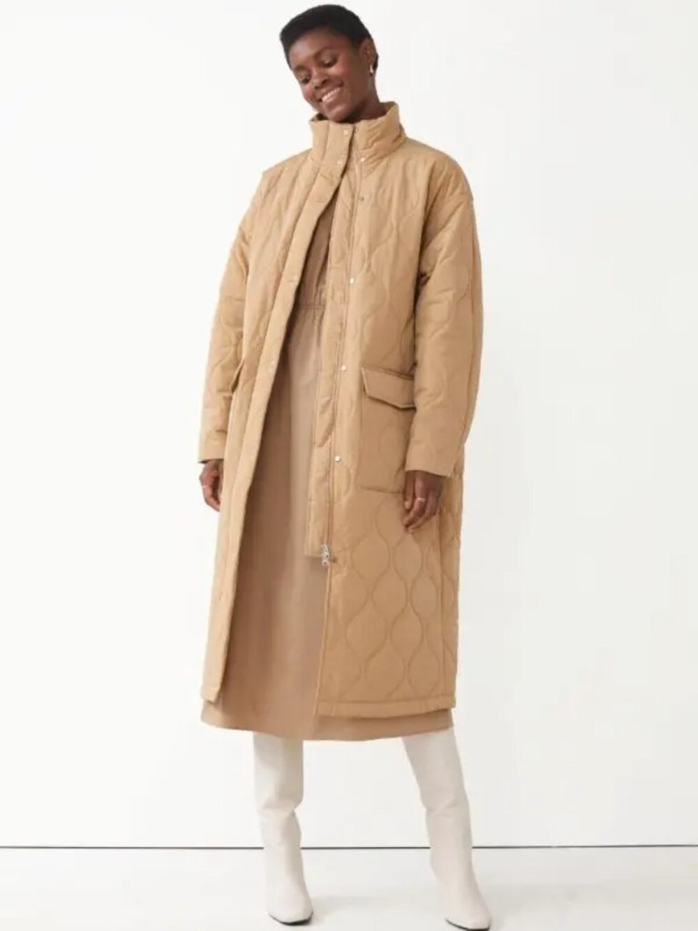 NWOT & Other Stories Oversized Quilted Puffer Coat